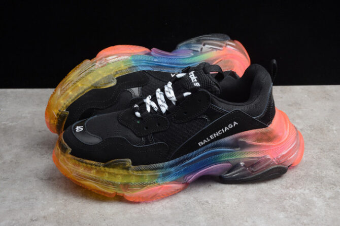 BLCG Sneaker Triple.s.Gomma Black-Rainbow Noir - Image 8