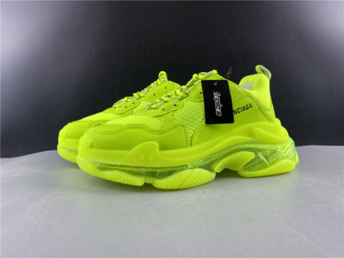 BLCG Sneaker Triple.s.Gomma Fluorescent green 541624 W2FF1 3720 - Image 2