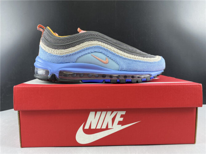 Nike Air Max 97 Corduroy Light Blue CQ7512-462 - Image 9