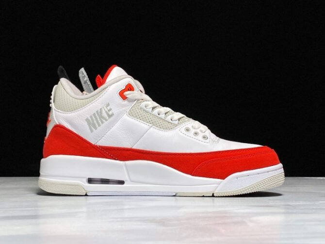 AIR JORDAN 3 RETRO TINKER WHITE UNIVERSITY RED CJ0939-100 - Image 9