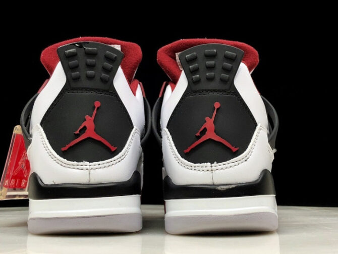 Air Jordan 4 Fire Red/White/Black Men 308497-160 - Image 6