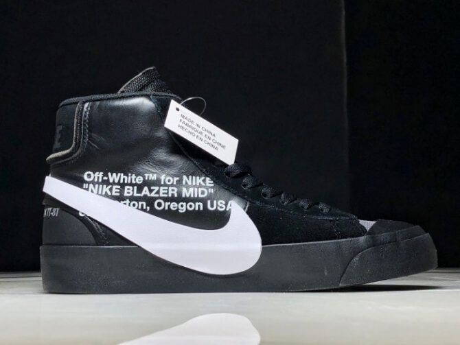 Nike Blazer Mid O-W Grim Reaper AA3832-001 - Image 3