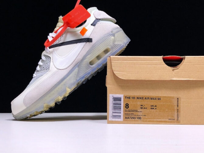 Nike Air Max 90 O-W White AA7293-100 - Image 7