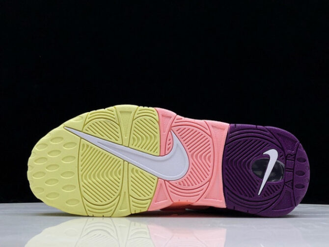 NIKE WMNS AIR MORE UPTEMPO CITRON/PINK/BRIGHT PURPLE-NIGHT GRAPE STYLE AV8237-800 - Image 4