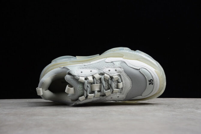 BLCG Triple S Clear Sole Grey-White 544351 W09O1 1705 - Image 4