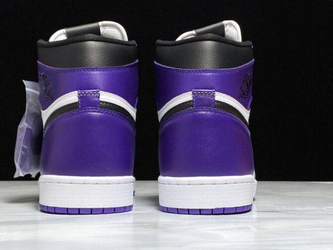 Air Jordan 1 Retro High Court Purple White 555088-500 - Image 4