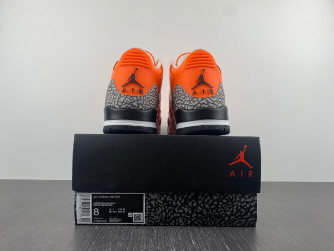 Air Jordan 3 Retro "Orange" AJ3 CT8532-801 - Image 2