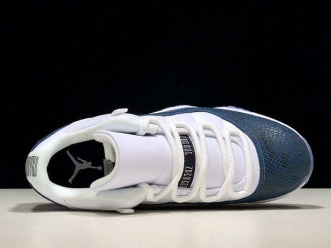 Air Jordan 11 Low 'Blue Snakeskin' CD6846-102 - Image 2