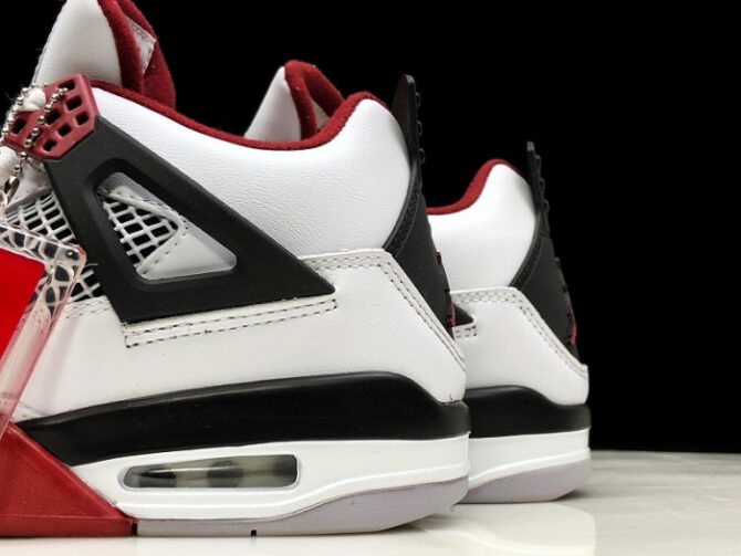 Air Jordan 4 Fire Red/White/Black Men 308497-160 - Image 7