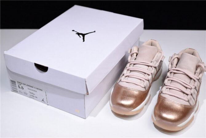 AIR Jordan 11 Retro 'Rose Gold' Womens AH7860-105 - Image 5