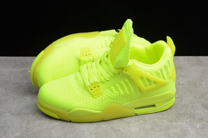 Jordan 4 Retro Flyknit Volt AQ3559-700 - Image 8