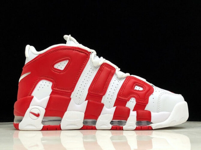 NIKE AIR MORE UPTEMPO “GYM RED” 414962-100 - Image 3