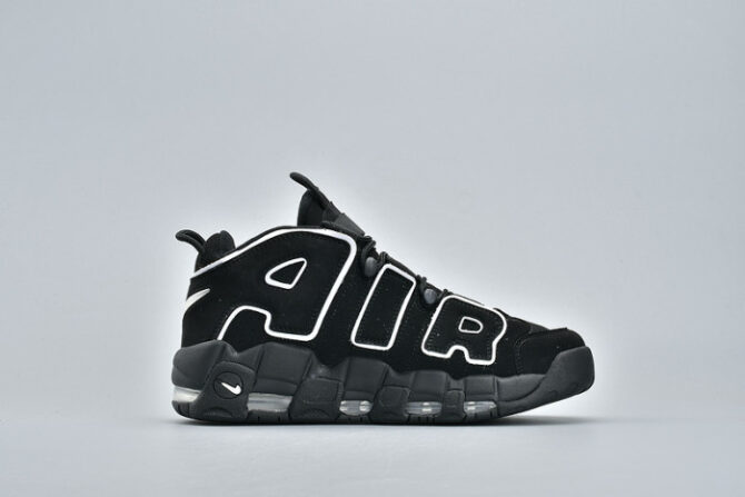 Nike Air More Uptempo OG Black and White 414962-002 - Image 8