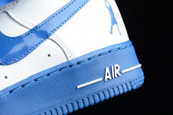 NIKE AIR FORCE 1 HIGH SHEED RUDE AWAKENING WHITE ROYAL AQ4229-100 - Image 2