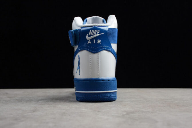 NIKE AIR FORCE 1 HIGH SHEED RUDE AWAKENING WHITE ROYAL AQ4229-100 - Image 6