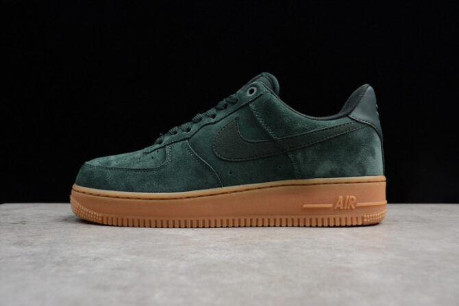 NIKE AIR FORCE 1 ´07 LV8 SUEDE OUTDOOR GREEN BRAND AA1117-300 - Image 9