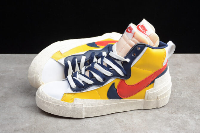 SACAI X NIKE BLAZER MID VARSITY MAIZE BV0072-700 - Image 7