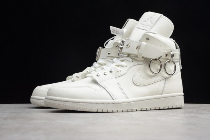 Air Jordan 1 Retro High Comme des Garcons White CN5738-001 - Image 9