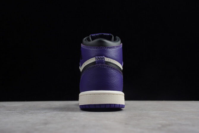 Kids Air Jordan 1 Retro High OG 'Court Purple' 555088-501 - Image 4