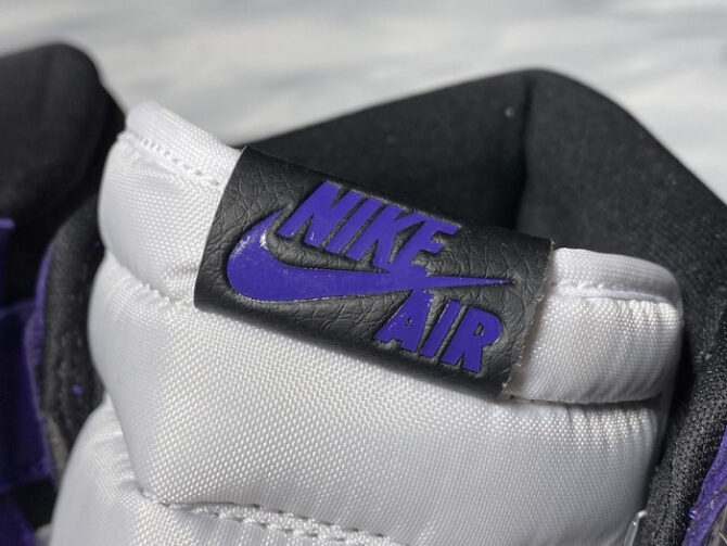 Air Jordan 1 Retro High Court Purple White 555088-500 - Image 3