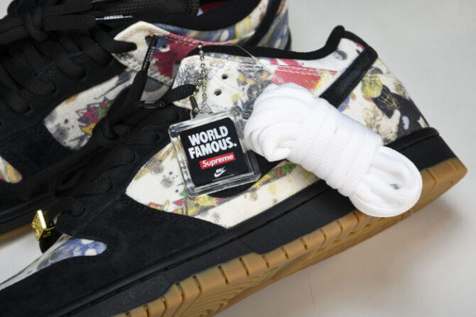 Nike SB Dunk Low Supreme Rammellzee FD8778-001 - Image 7