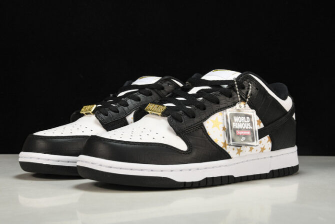 Nike SB Dunk Low Supreme Stars Black DH3228-102 - Image 2