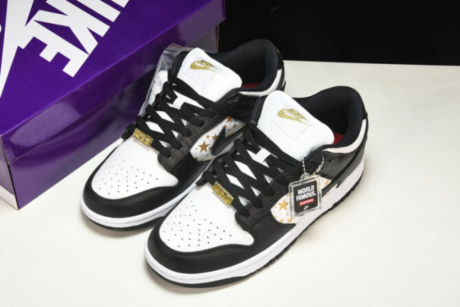 Nike SB Dunk Low Supreme Stars Black DH3228-102 - Image 7