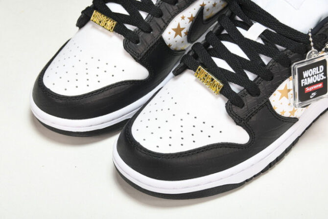 Nike SB Dunk Low Supreme Stars Black DH3228-102 - Image 6