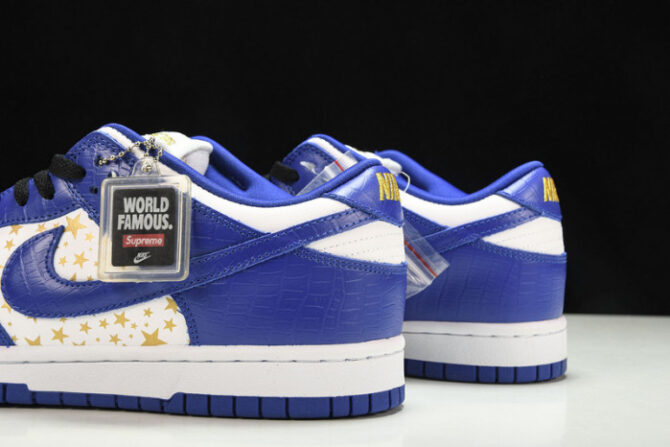 Nike SB Dunk Low Supreme Stars Hyper Royal DH3228-100 - Image 8