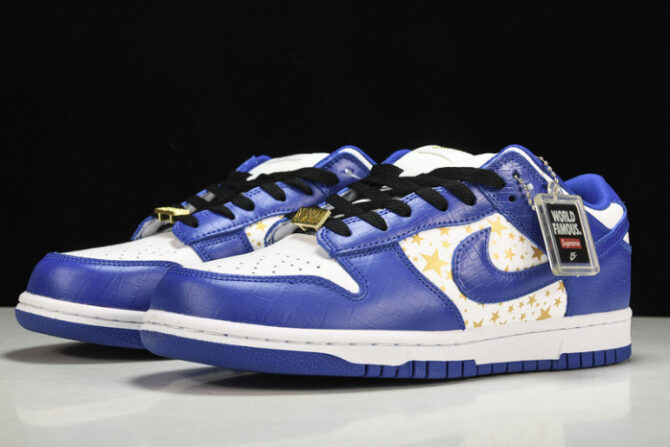 Nike SB Dunk Low Supreme Stars Hyper Royal DH3228-100 - Image 5