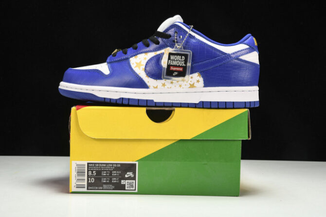 Nike SB Dunk Low Supreme Stars Hyper Royal DH3228-100 - Image 3