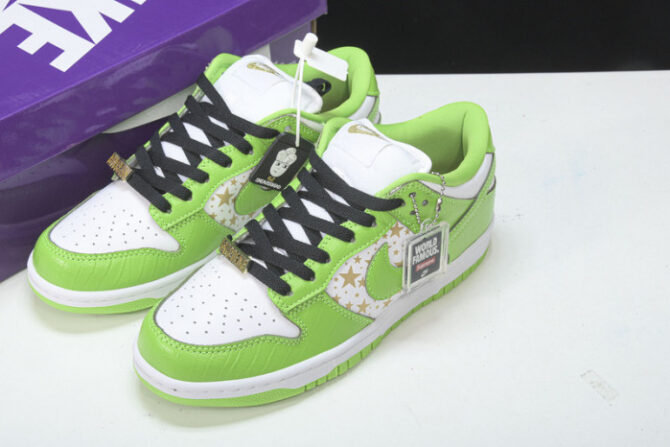 Nike SB Dunk Low Supreme Stars Mean Green DH3228-101 - Image 8