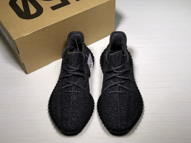 Adidas Yeezy Boost 350 V2 'Black Reflective' FU9007 - Image 8