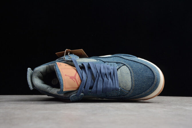 LEVI'S X NIKE AIR JORDAN 4 DENIM AO2571-401 - Image 2