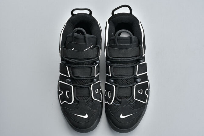 Nike Air More Uptempo OG Black and White 414962-002 - Image 5