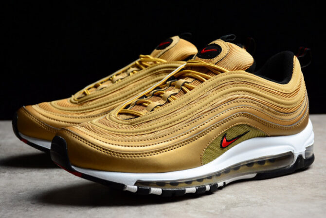 NIKE AIR MAX 97 OG QS METALLIC GOLD 884421-700 - Image 6