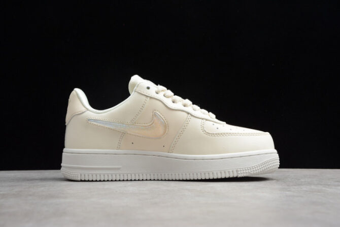 NIKE AIR FORCE 1 07 SE PREMIUM “PALE IVORY” AH6827-100 - Image 5