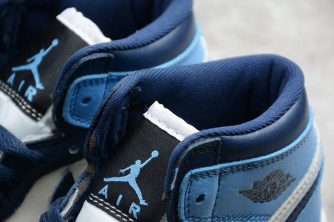 Kids Air Jordan 1 Obsidian University Blue (555088-140) - Image 2