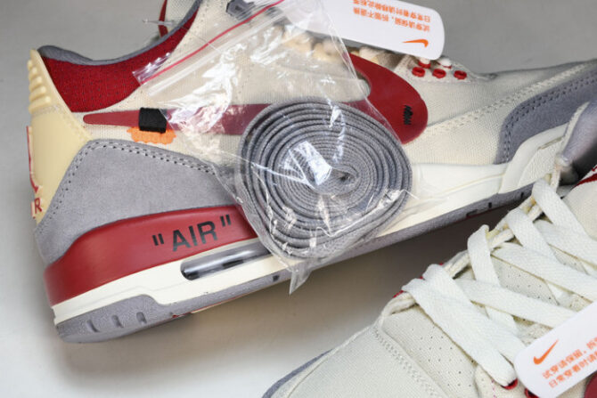 Air Jordan 3 x OFF-WHITE DH7139-100 - Image 6