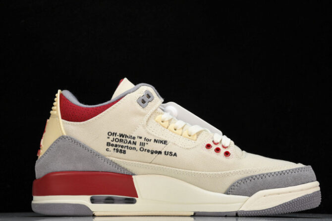 Air Jordan 3 x OFF-WHITE DH7139-100 - Image 8