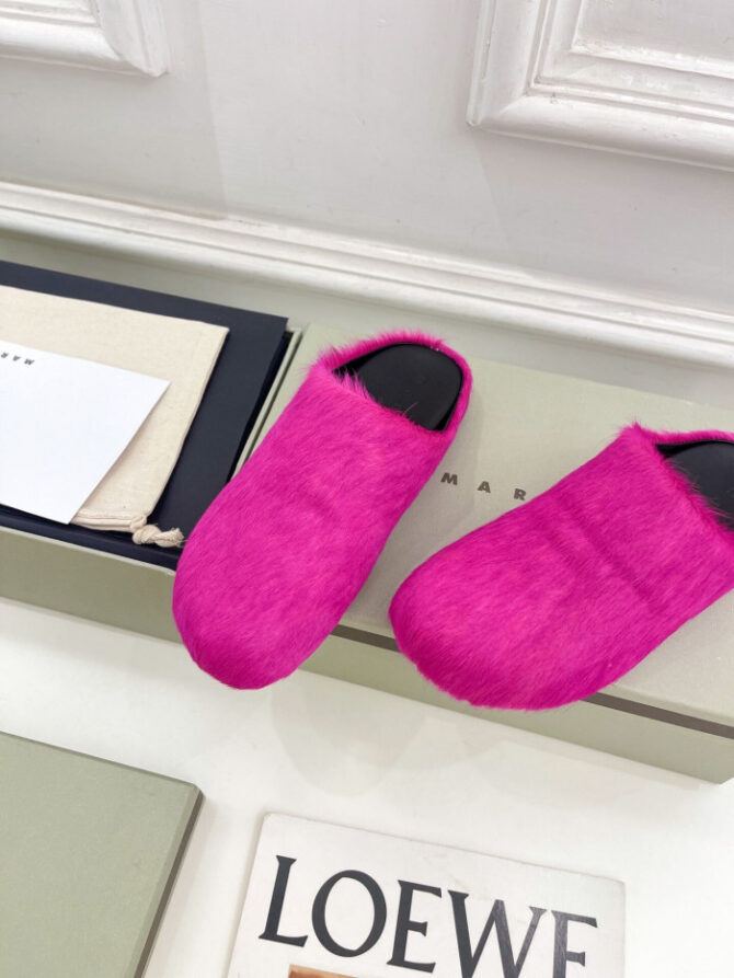 MARNI CALF HAIR SLIPPERS - Image 7