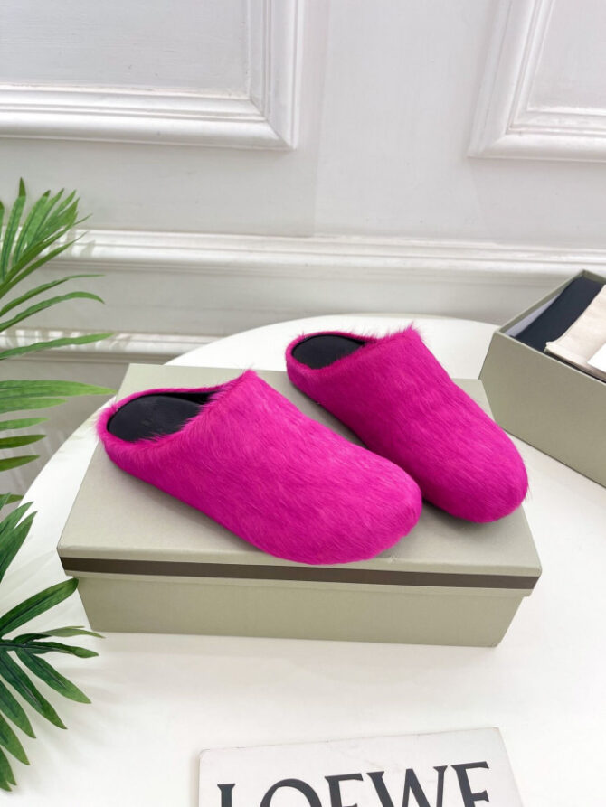 MARNI CALF HAIR SLIPPERS - Image 9