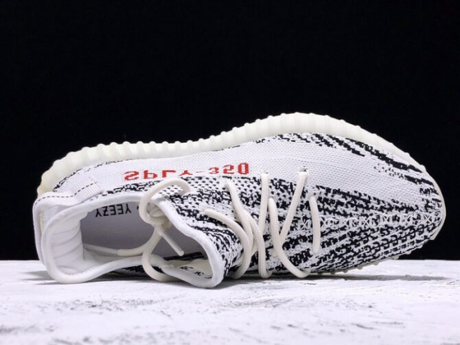 Adidas Yeezy Boost 350 V2 Zebra Black White CP9654 - Image 2