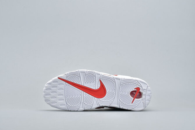Air More Uptempo White Varsity Red Outline 921948-102 - Image 8