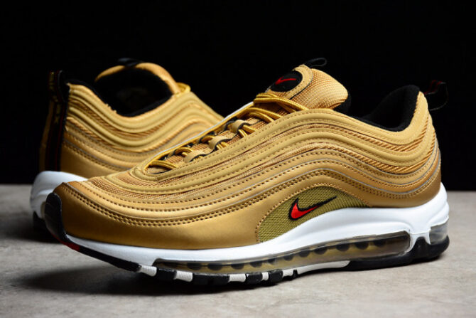 NIKE AIR MAX 97 OG QS METALLIC GOLD 884421-700 - Image 8