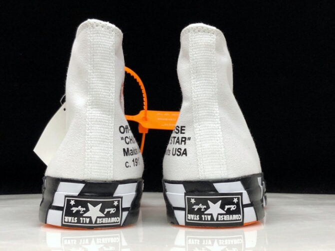 O-W X Converse 2.0 White/Black 163892C - Image 6