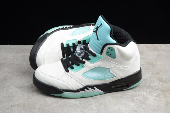 Air Jordan 5 Retro Island Green CN2932-100 - Image 4