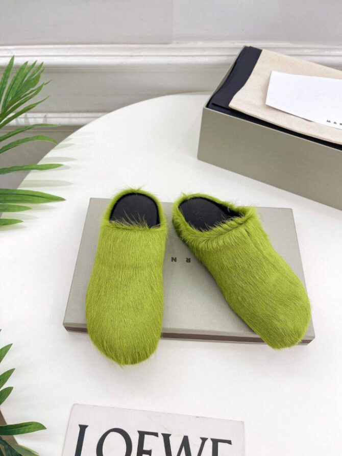 MARNI CALF HAIR SLIPPERS - Image 7