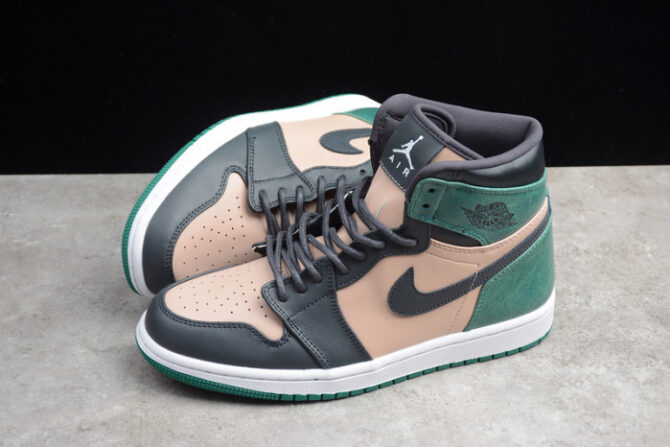 Air Jordan 1 High Premium WMNS Green Pink AH7389-203 - Image 7