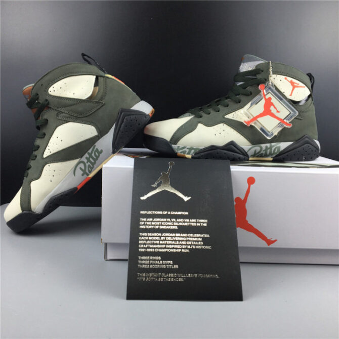 PATTA X AIR JORDAN 7 “ICICLE” AT3375-100 - Image 3